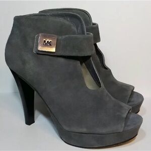Michael Kors Charcoal Suede High Heels